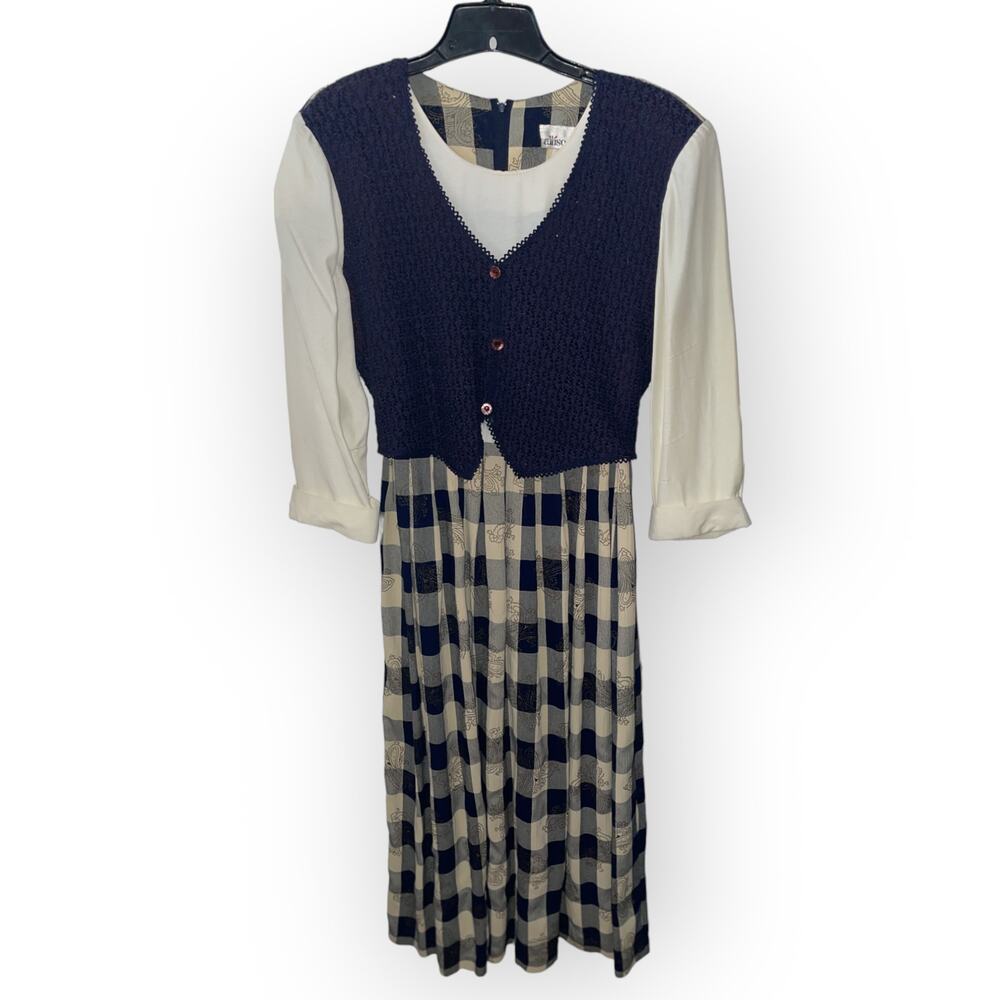 Vintage Allison - Che Dress One piece Sz 12 EUC